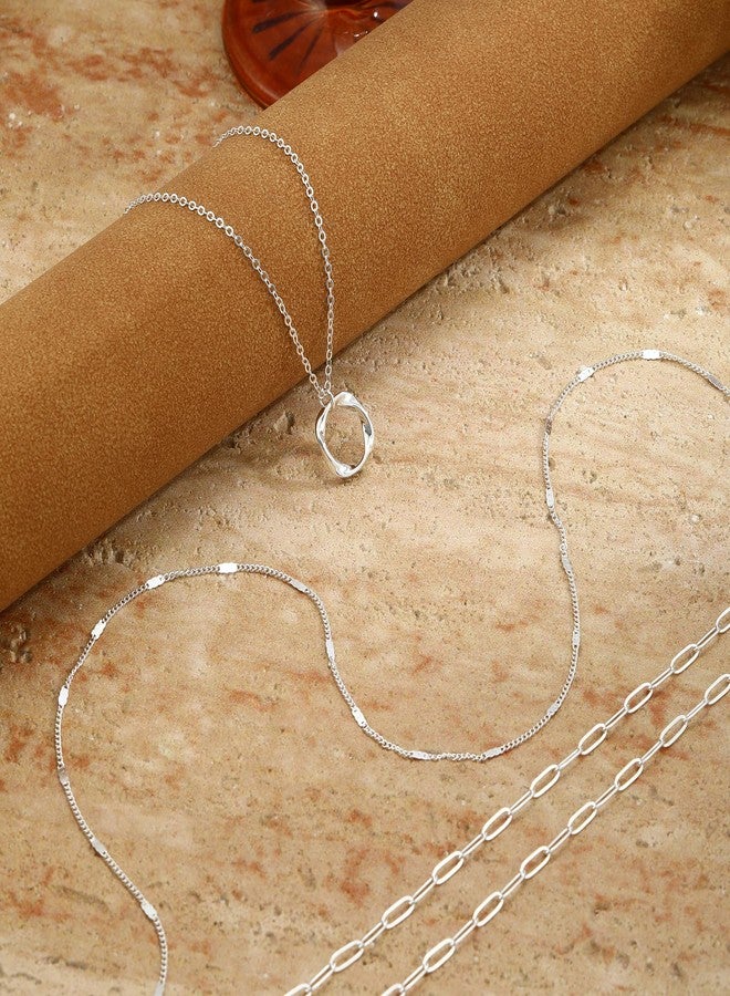 MFRYK Gold Necklaces for Women,14K Gold/Silver Plated Choker Layered Necklace Dainty Pearl Disc Cross Circle Heart Pendant Chain Stackable Necklaces, Multilayer Jewelry Set Gifts for Women - Image 4